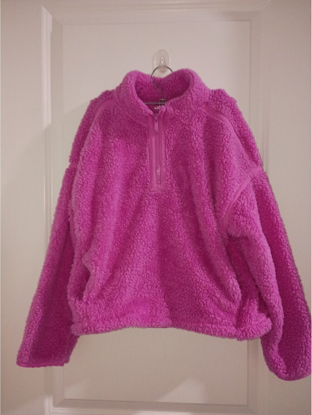 bcg Girls' Pink Fleece Pullover Jacket Size L (12-14)